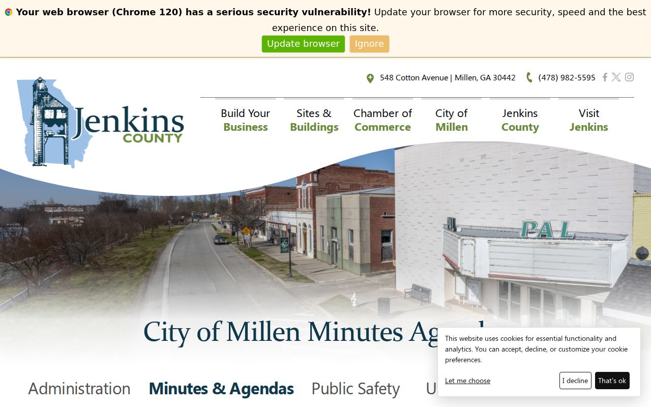 Millen warrant records city open records request instructions
